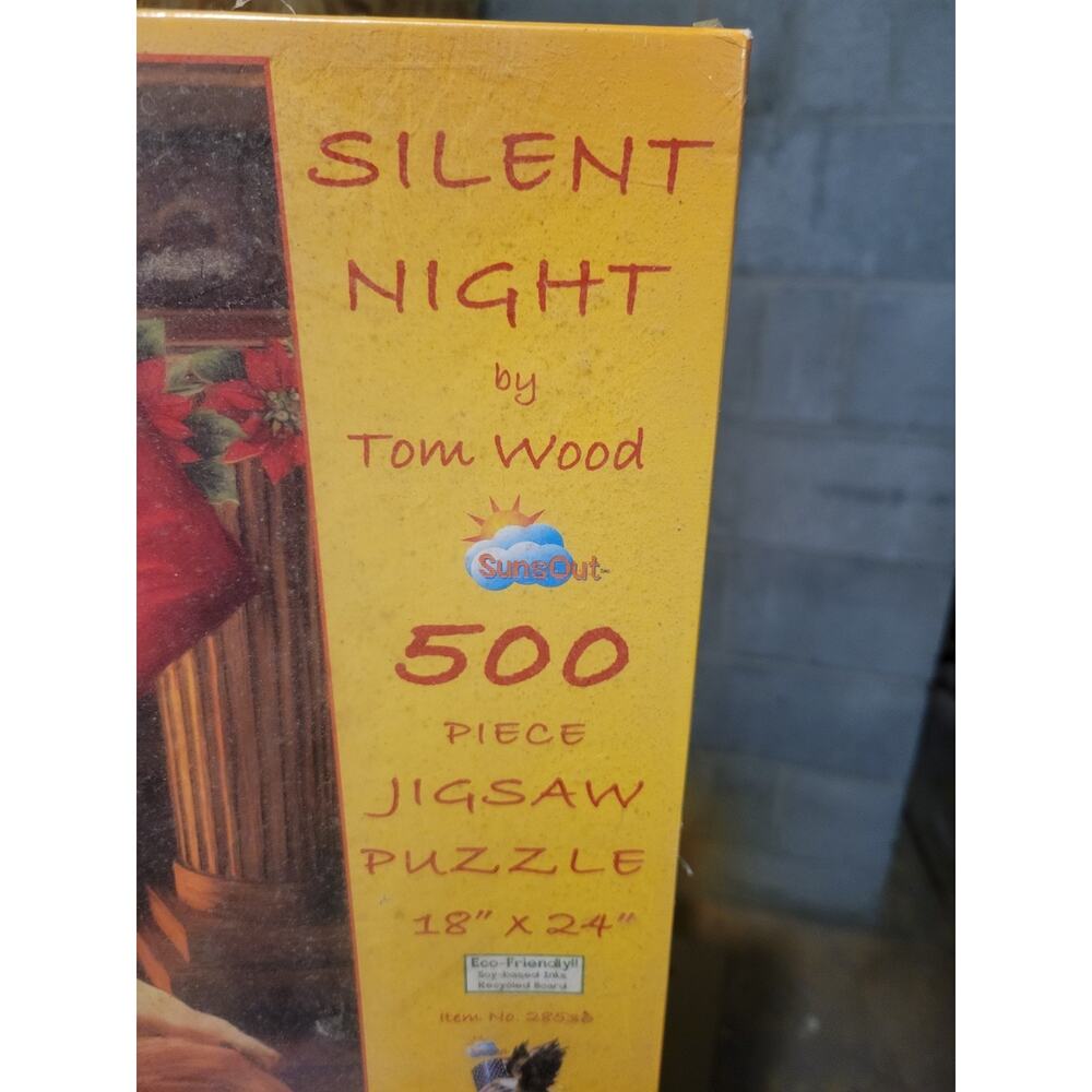 SunsOut 500 piece jigsaw puzzle Silent Night by Thomas Wood 28536 18" x 24" - Picture 2 of 4